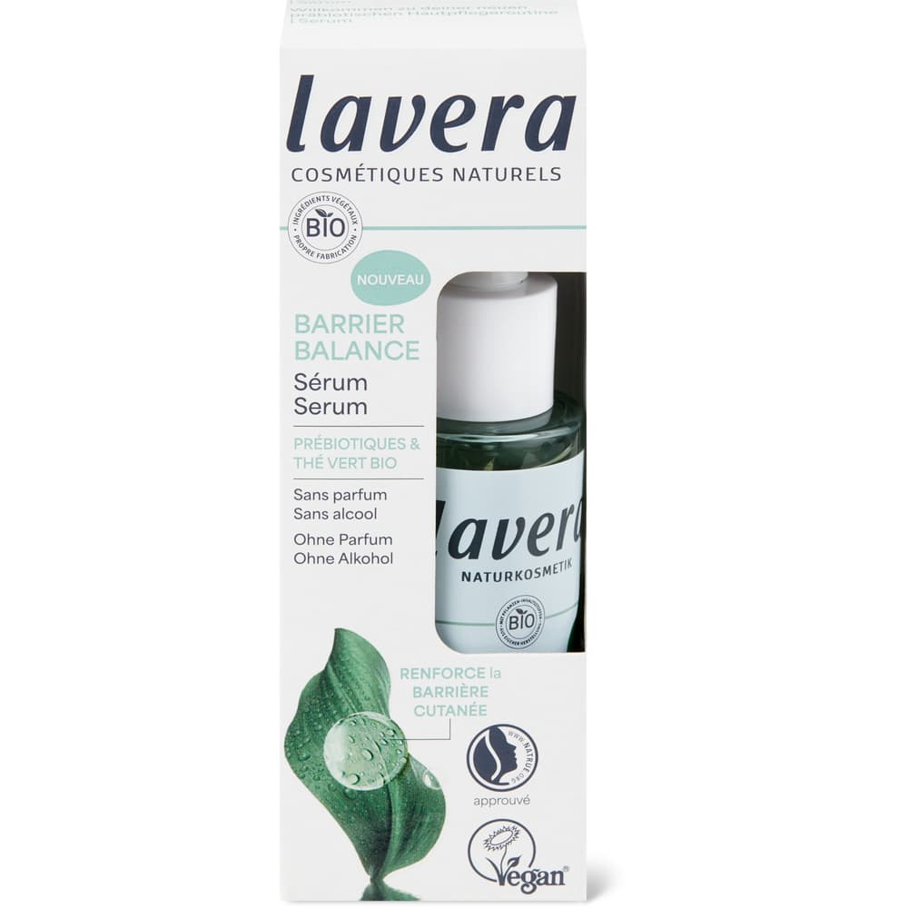 Lavera Barrier Balance Serum Präbiotika & grüner Tee , vegan