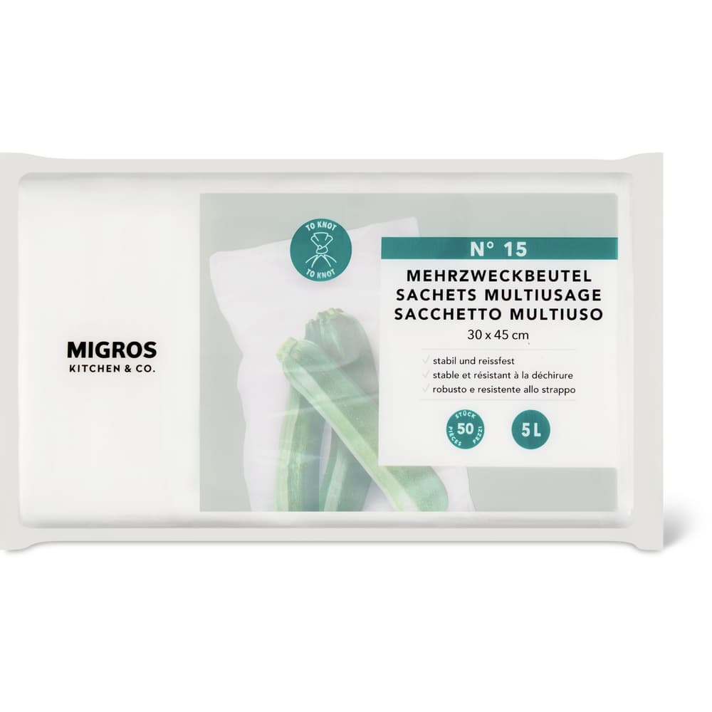 Migros Kitchen & Co. N°15 Mehrzweckbeutel 5l, 45 x 30cm