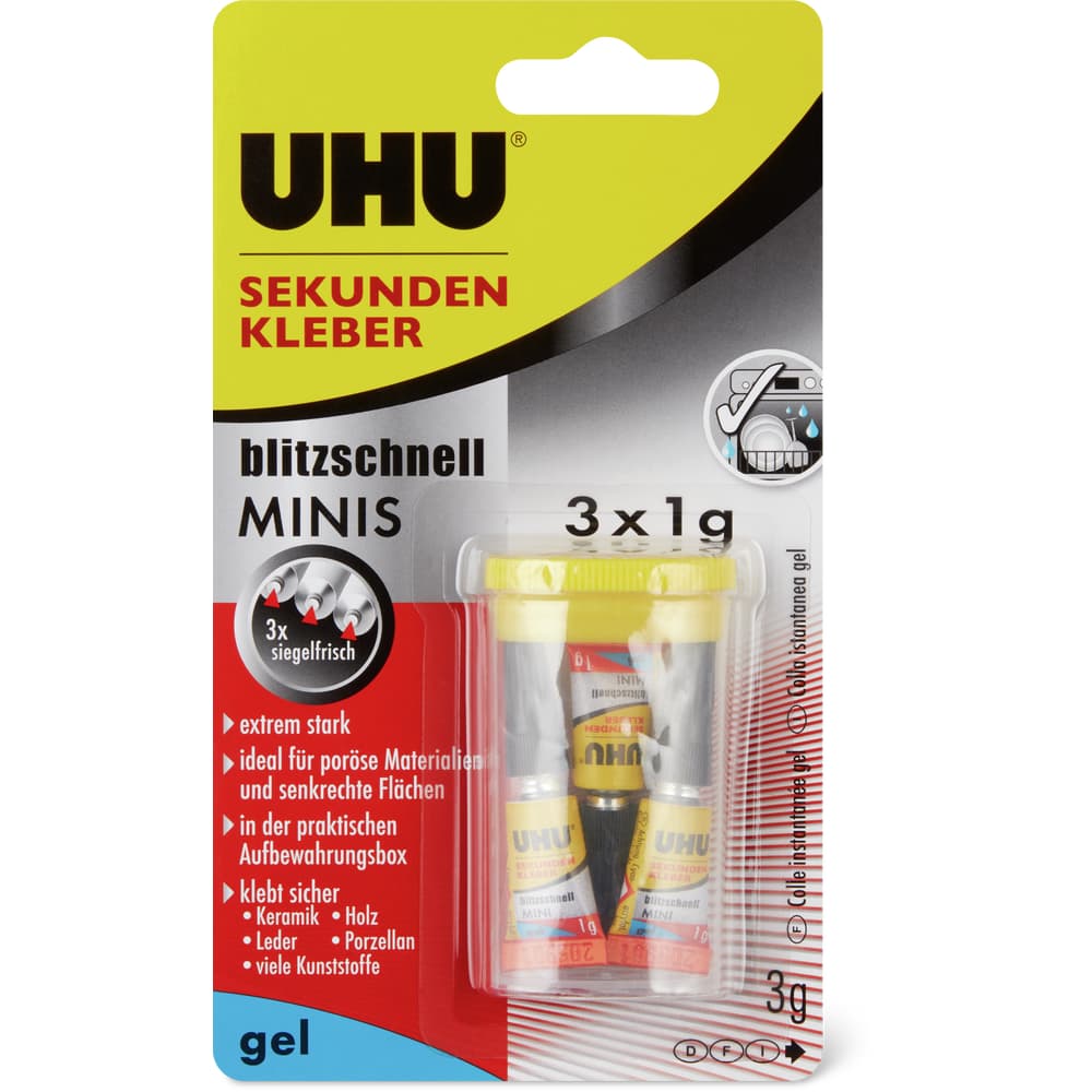 UHU Minis Klebstoff in der Tube ultra schnell