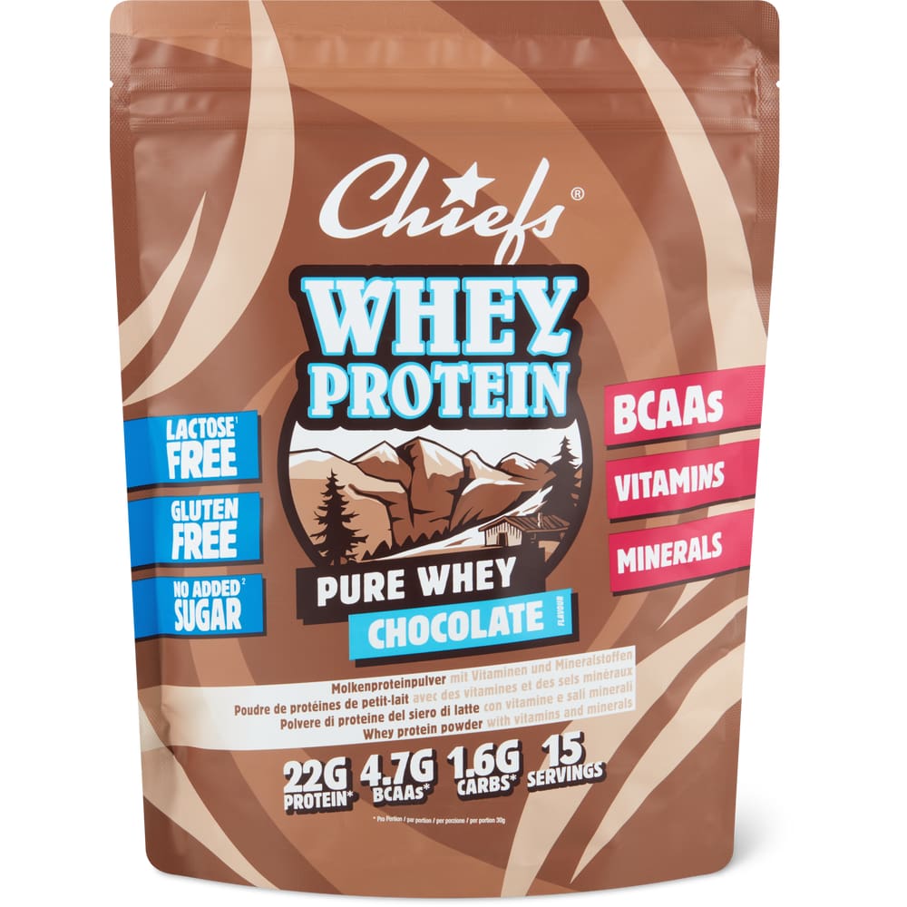 Chiefs Whey Protein Molkenproteinpulver Schokolade