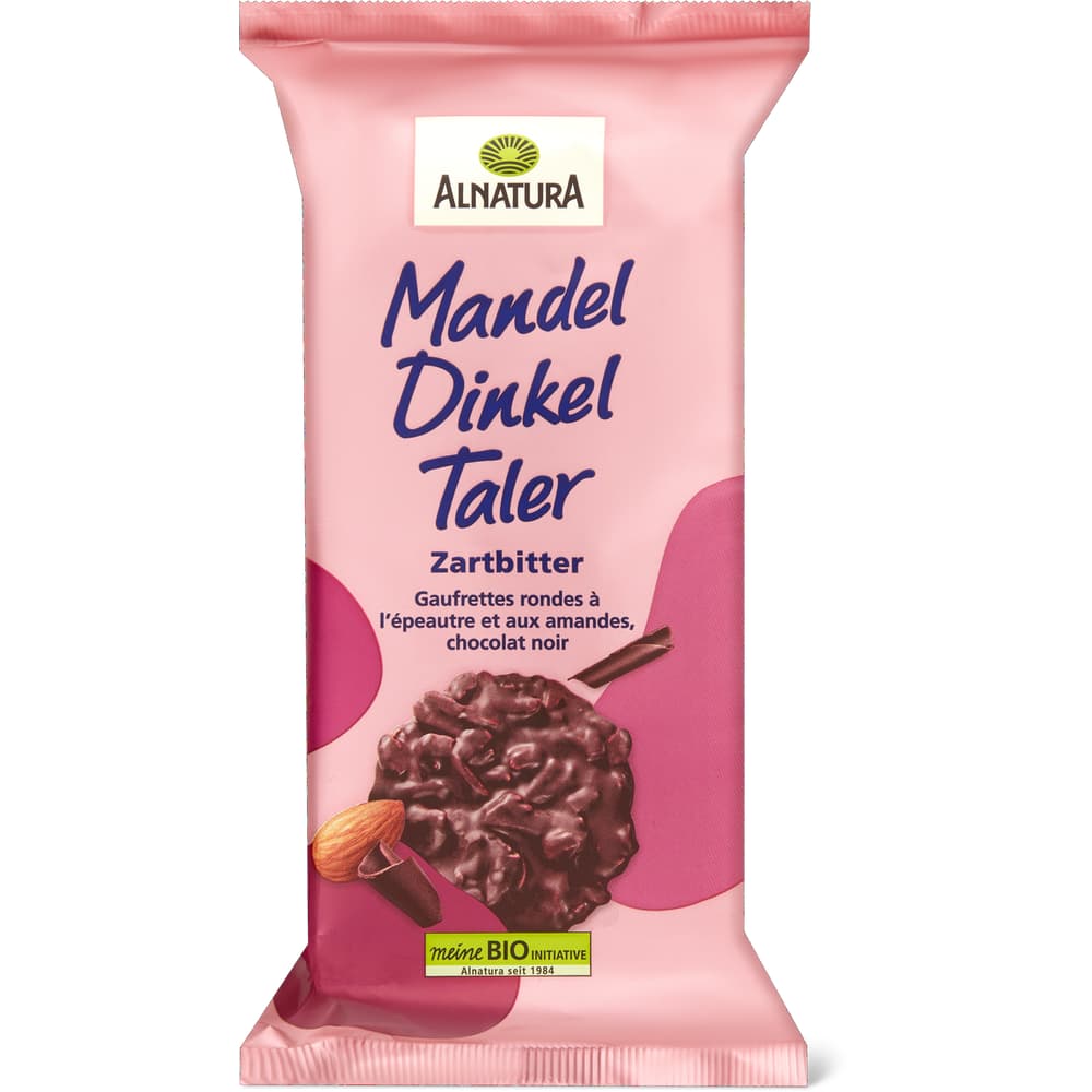 Alnatura Mandel Dinkel Taler Bio, Zartbitter