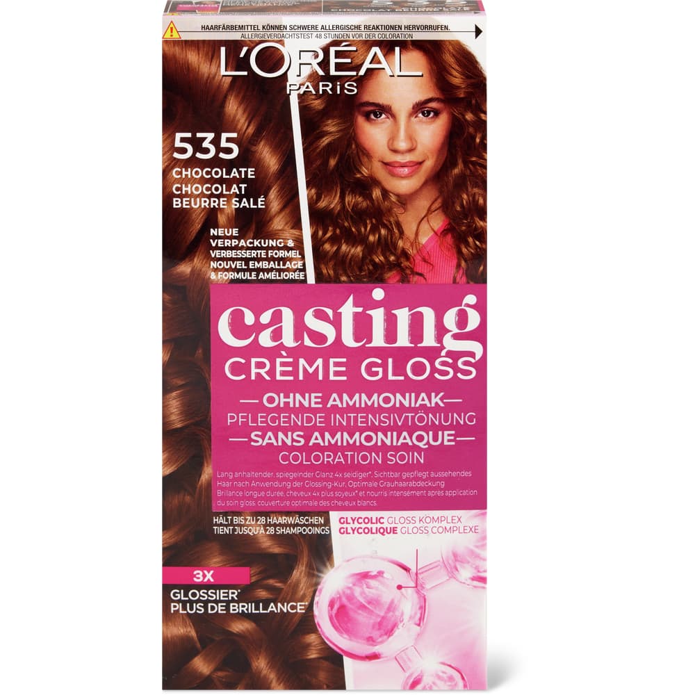 Casting Crème Gloss Pflegetönung 535 Schokolade, ohne Ammoniak