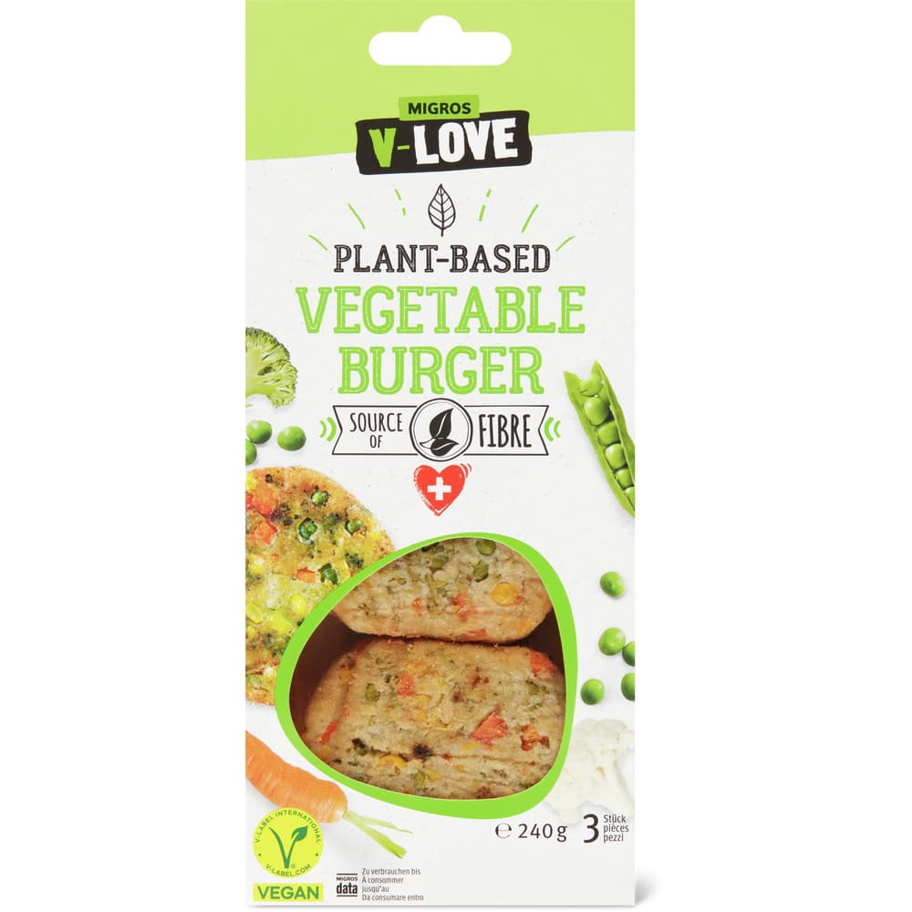 V-Love Gemüse-Burger Vegan