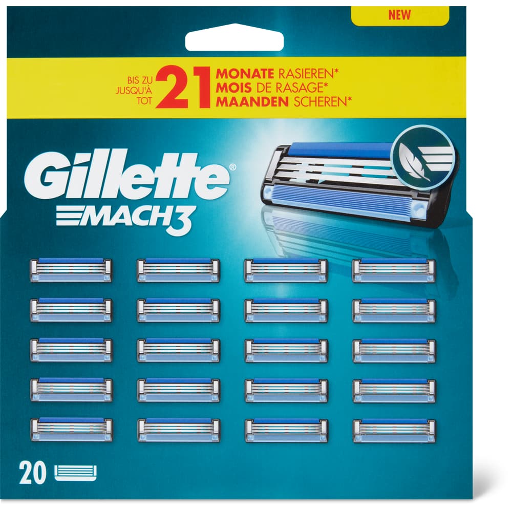 Gillette Mach3 Ersatzklingen 3 Klingen