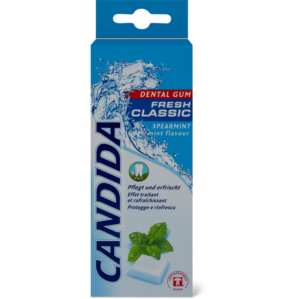 Candida Fresh classic Zuckerfreier Kaugummi Spearmint