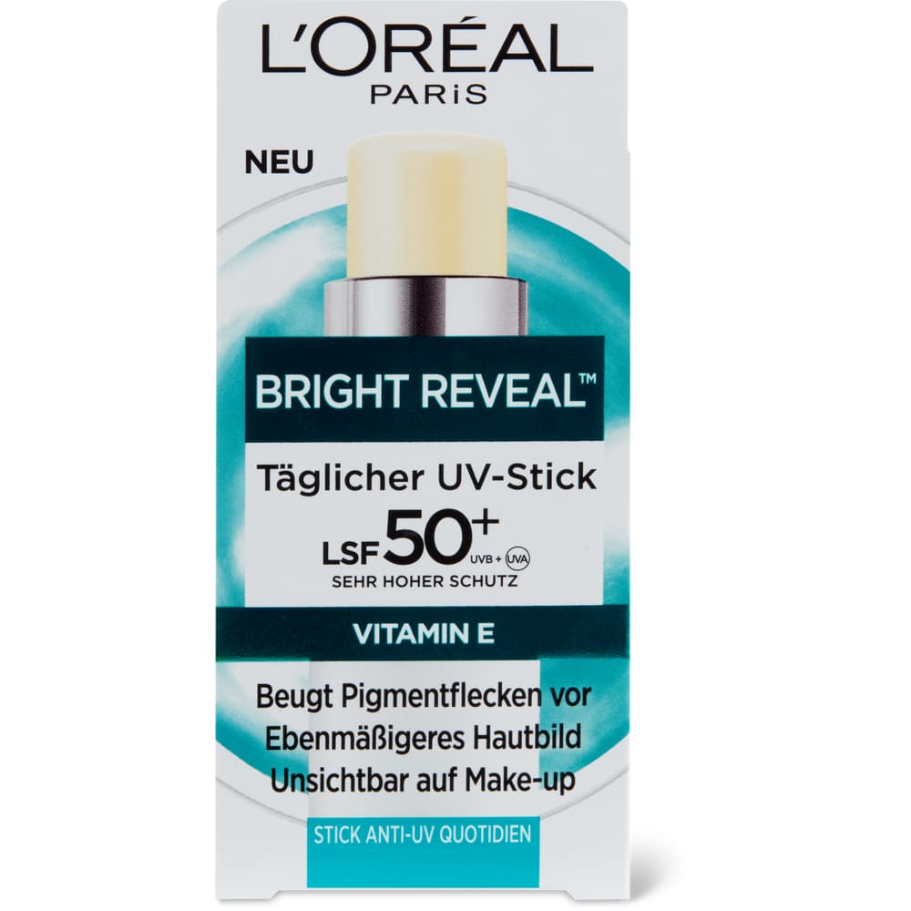 L'Oréal Bright Reveal Täglicher UV-Stick LSF 50
