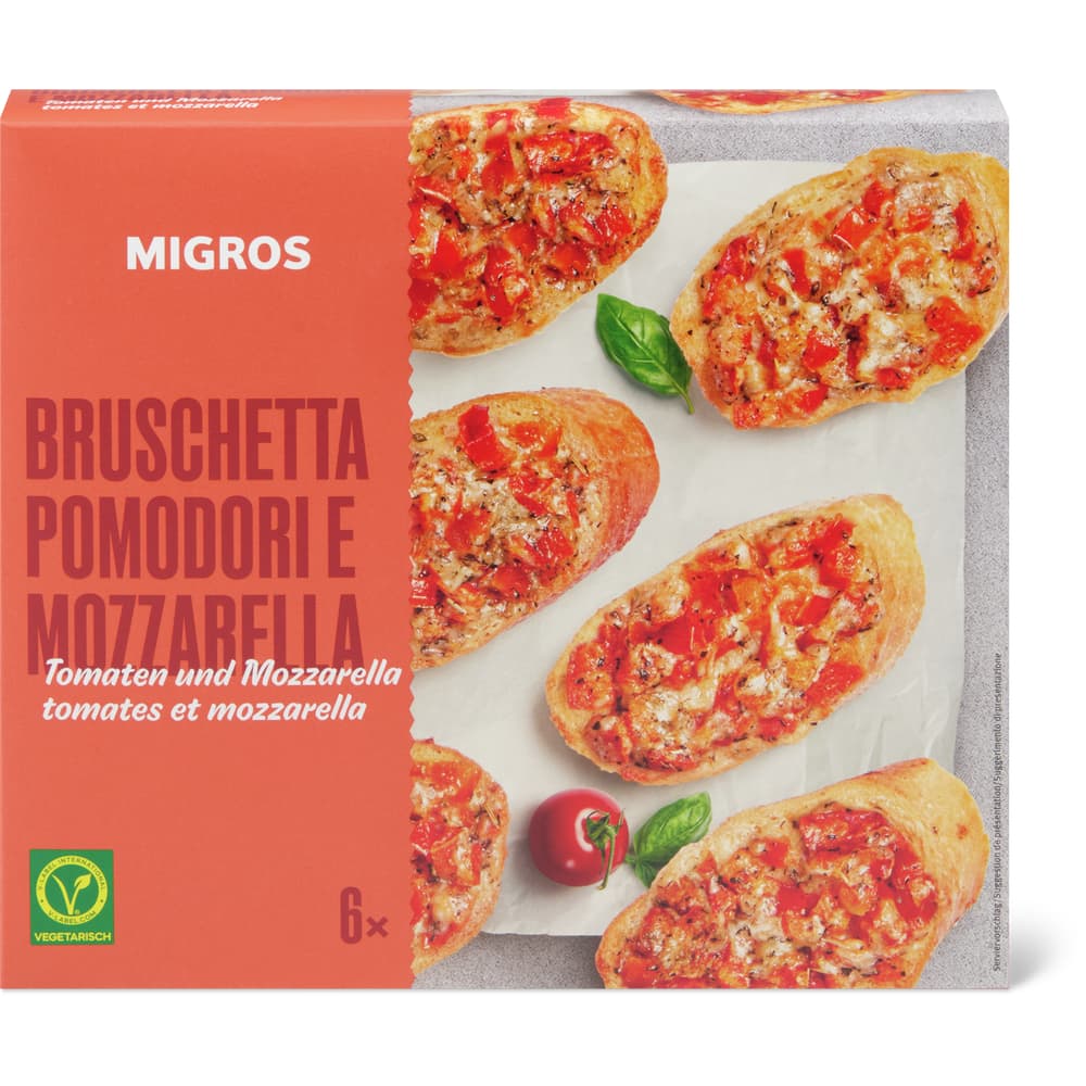 Migros Bruschetta Pomodori, vegetarisch