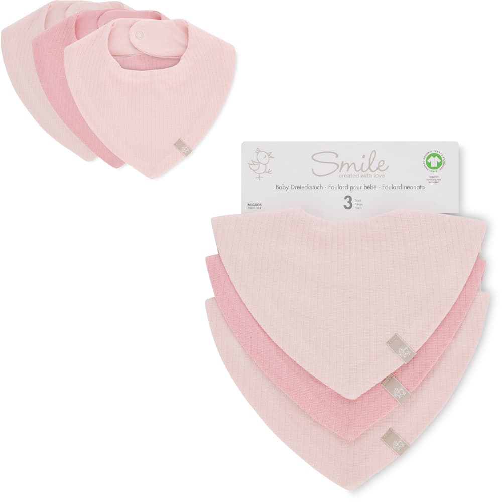 Migros Baby Baby Dreiecktuch Trio-Pack