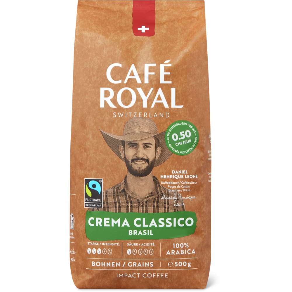 Café Royal Brasil Bohnenkaffee Crema - Intensität 3/5