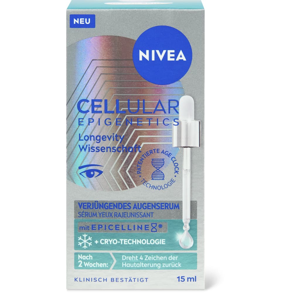 Nivea Cellular Epigenetics Verjüngendes Augenserum Cryo Technologie, Peptide