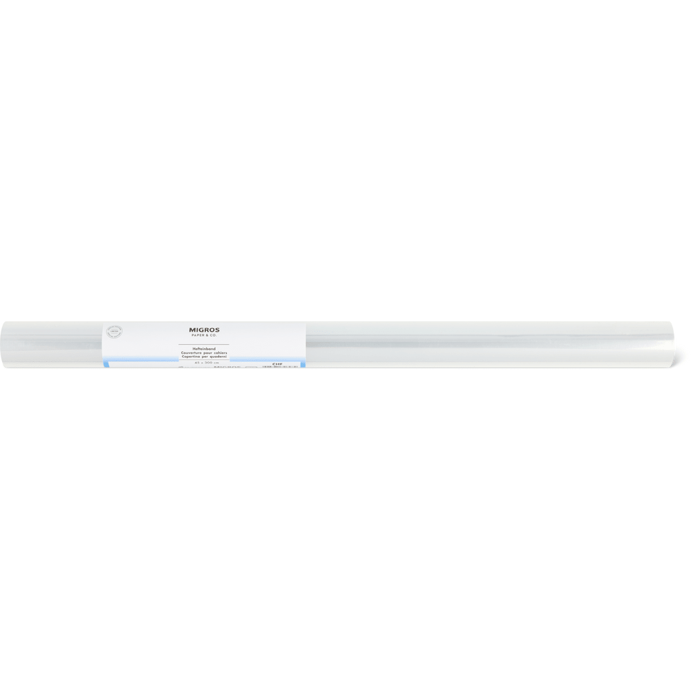 Migros Paper & Co. Hefteinband transparent 45 x 300 cm