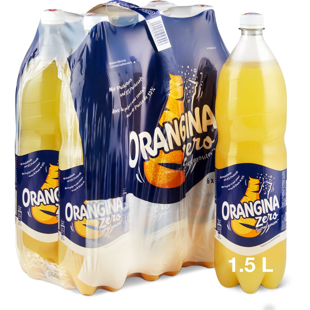 Orangina Tafelgetränk mit Fruchtfleisch von Orangen