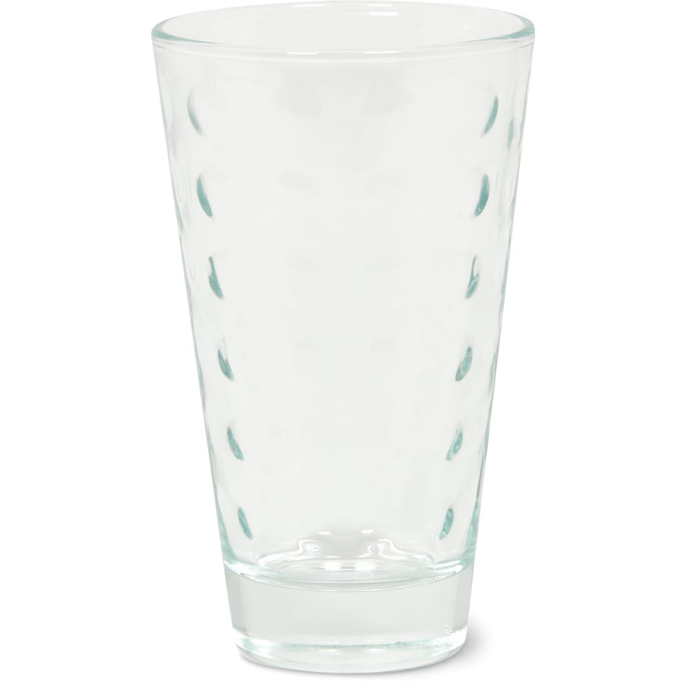 Migros Kitchen & Co. Wasserglas Basic Bubbles Transparent, 33cl