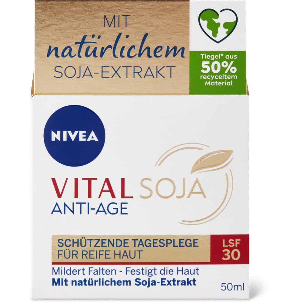 Nivea Vital Soja Anti-Age schützende Tagespflege LSF 30
