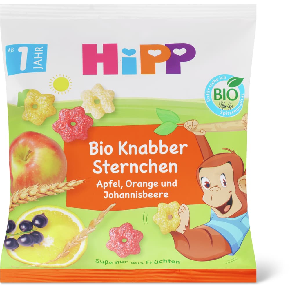 HiPP Bio Stern-Keks mit Apfel, Orange und Johannisbeere Ab 12 Monaten