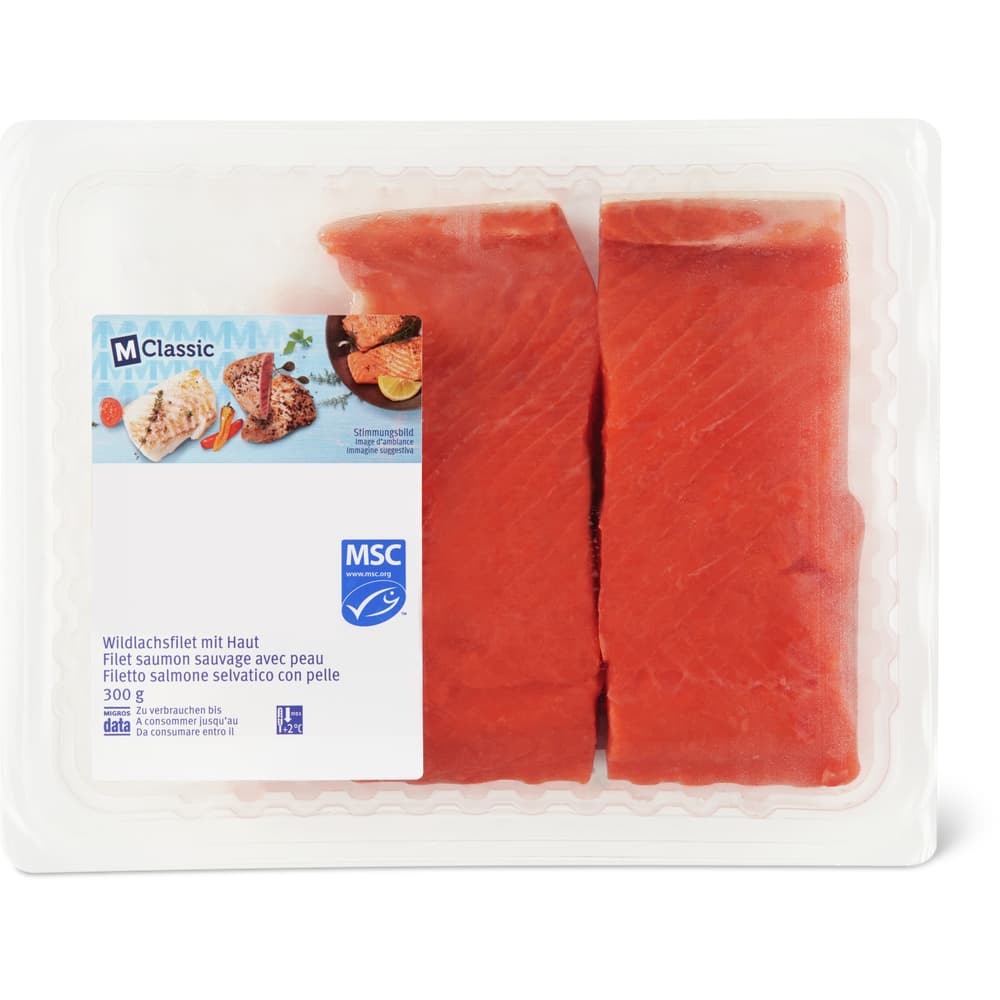 M-Classic Wildlachsfilet mit Haut