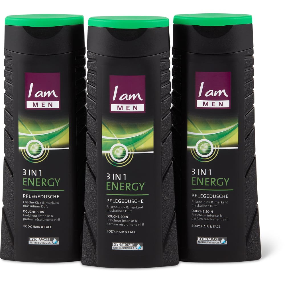 I am Men Pflegedusche 3in1 Energy