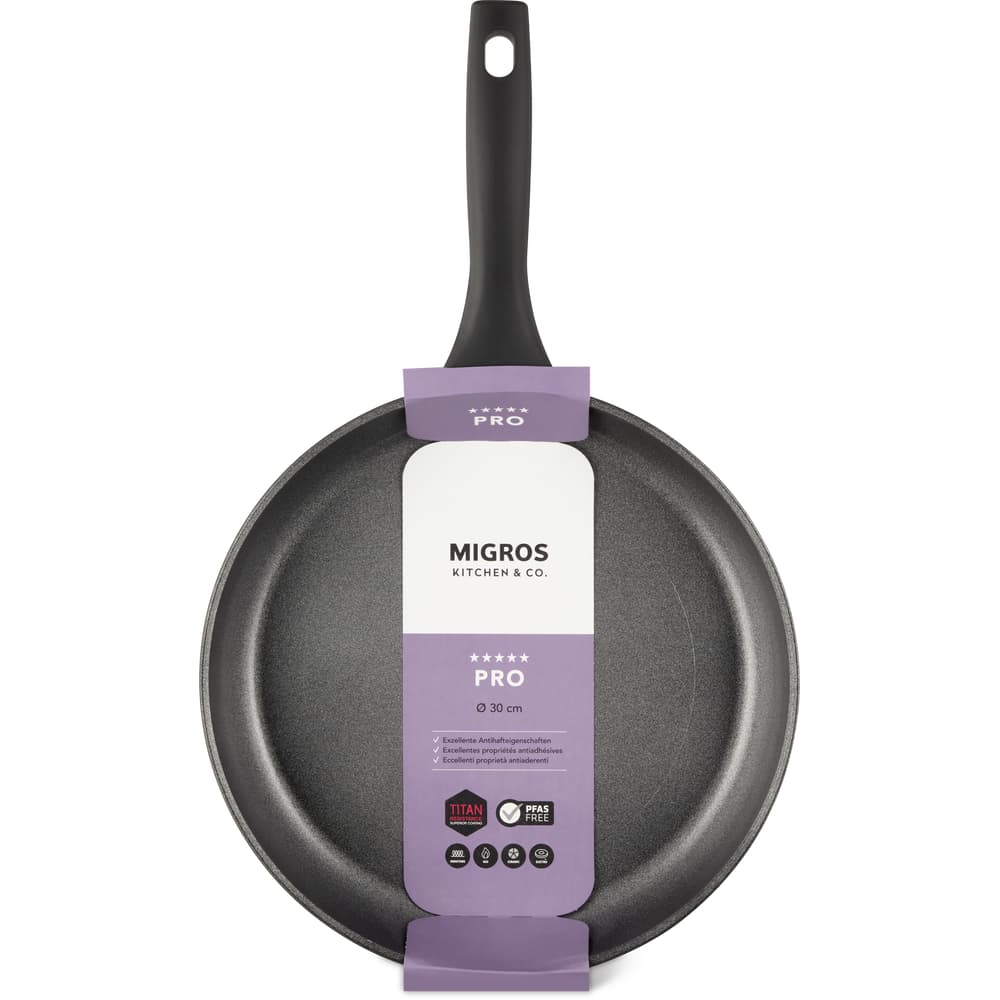 Migros Kitchen & Co. Pro Bratpfanne Ø 30 cm, flach