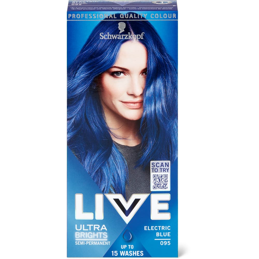 Schwarzkopf LIVE Ultra Brights Tönung 95 Electric Blue