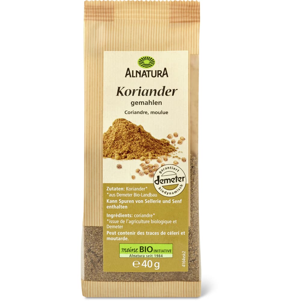 Alnatura Koriander Bio, Demeter, gemahlen