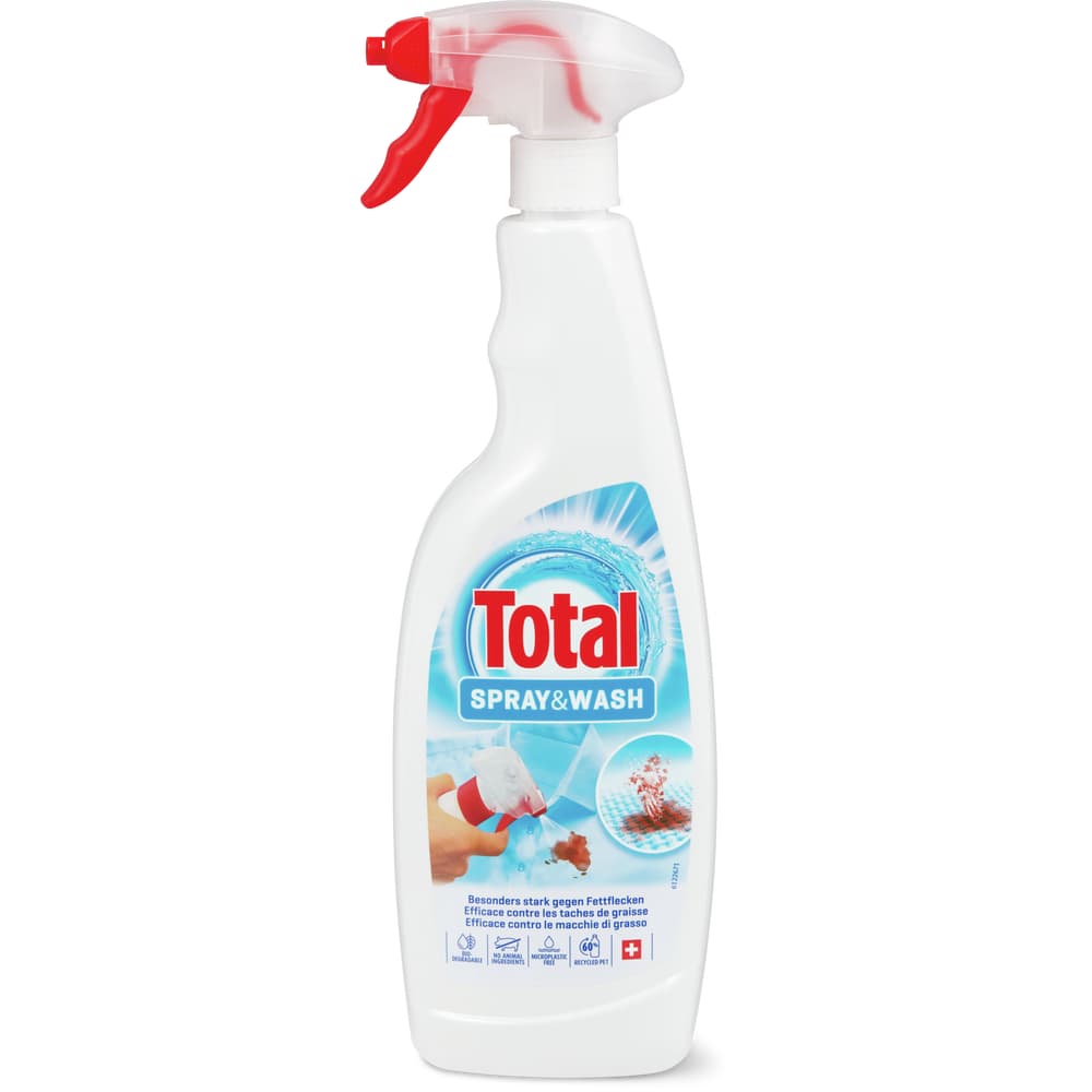 Total Spray & Wash Multi-Flecken-Vorwaschspray Fettflecken