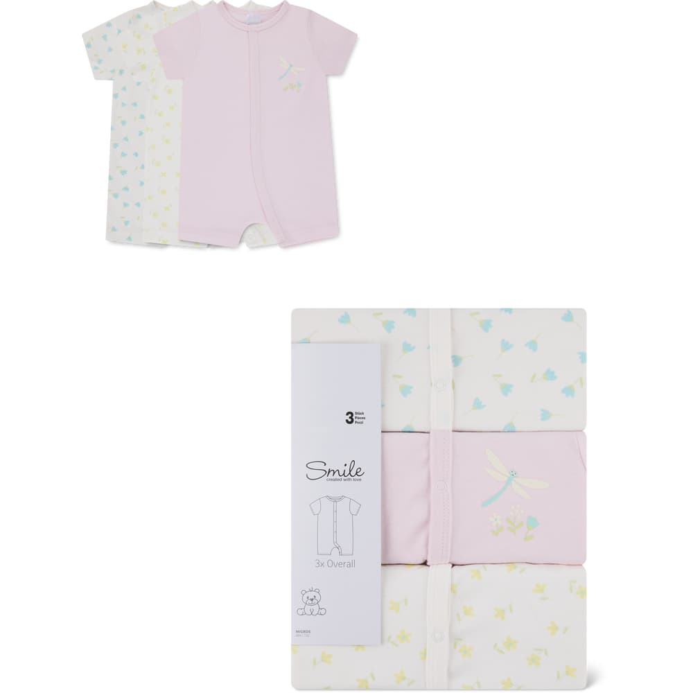Smile Overall Better Cotton, 3er Pack