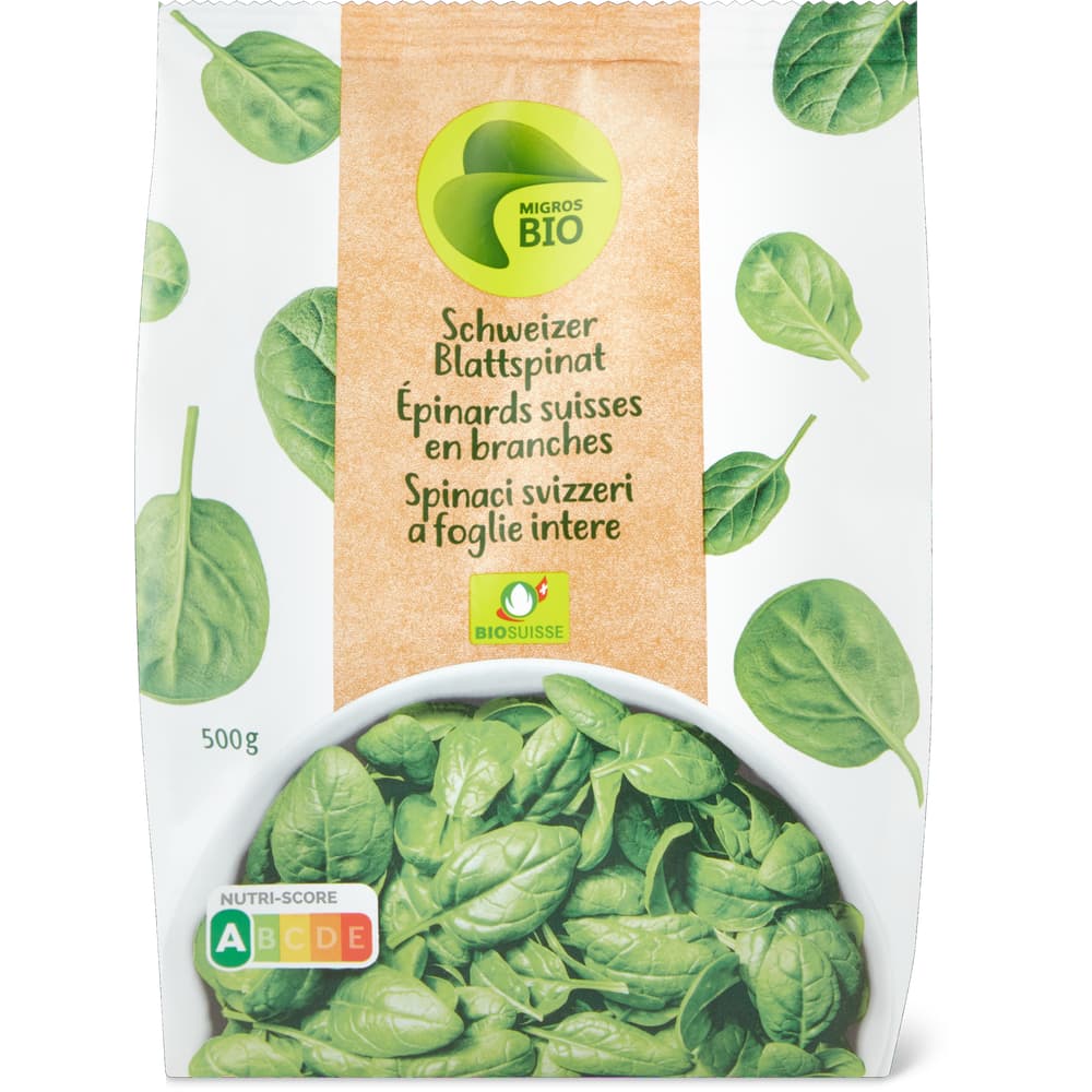Migros Bio Schweizer Blattspinat