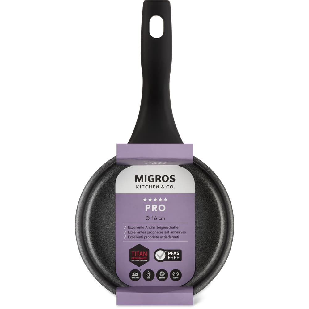 Migros Kitchen & Co. Pro Bratpfanne Ø 16 cm, flach