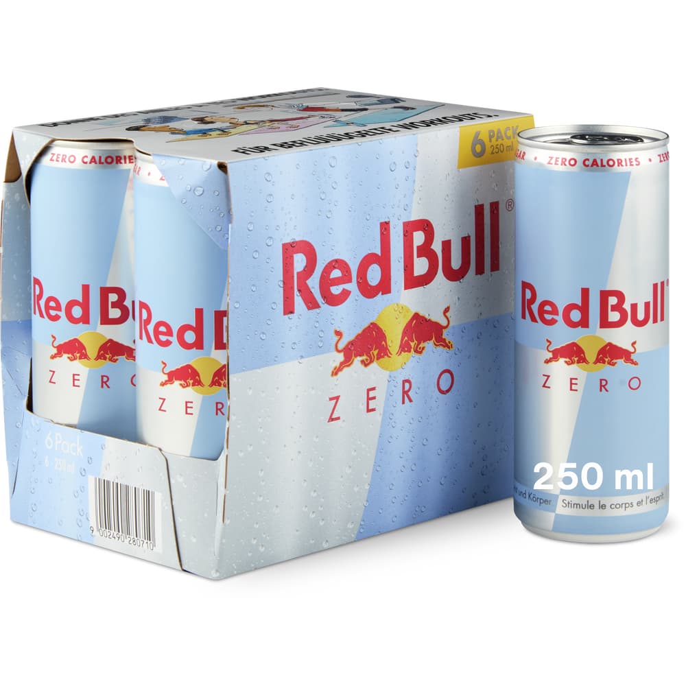Red Bull Zero Energy Drink Zero Zucker zero Kalorien
