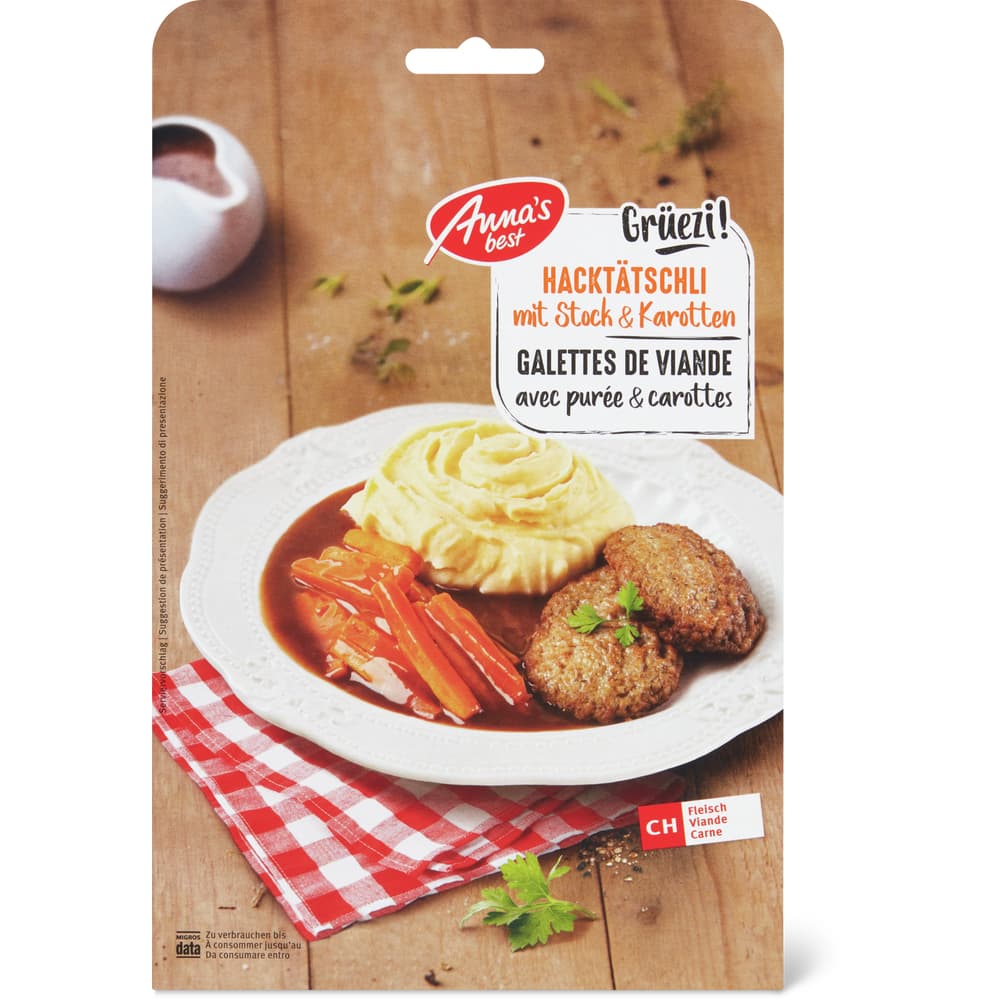 Anna's Best Hacktätschli & Kartoffelstock