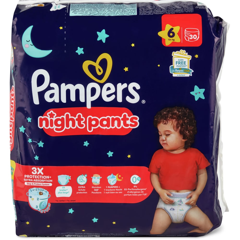Pampers Night pants Grösse 6, +13kg