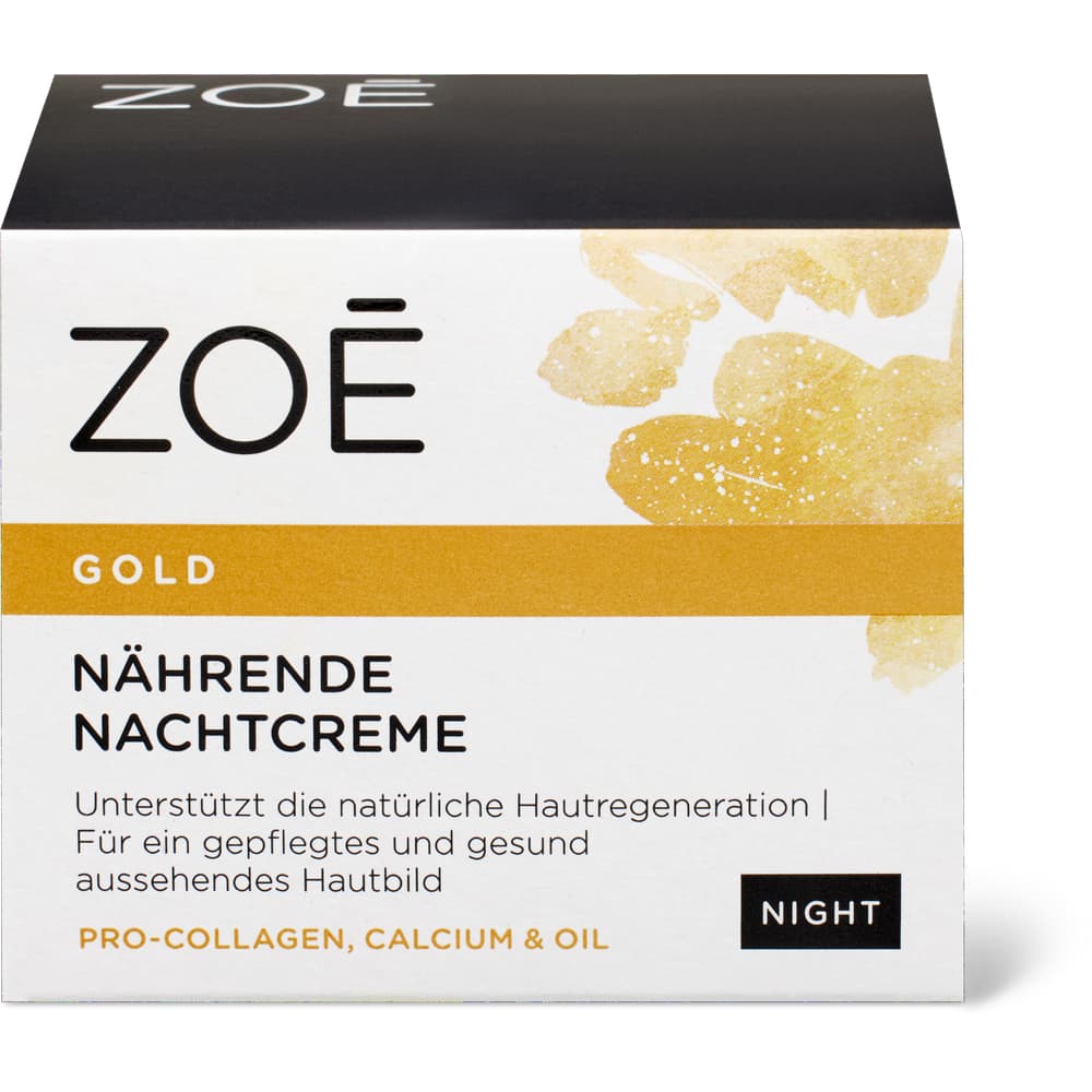 Zoé Gold Nährende Nachtcreme
