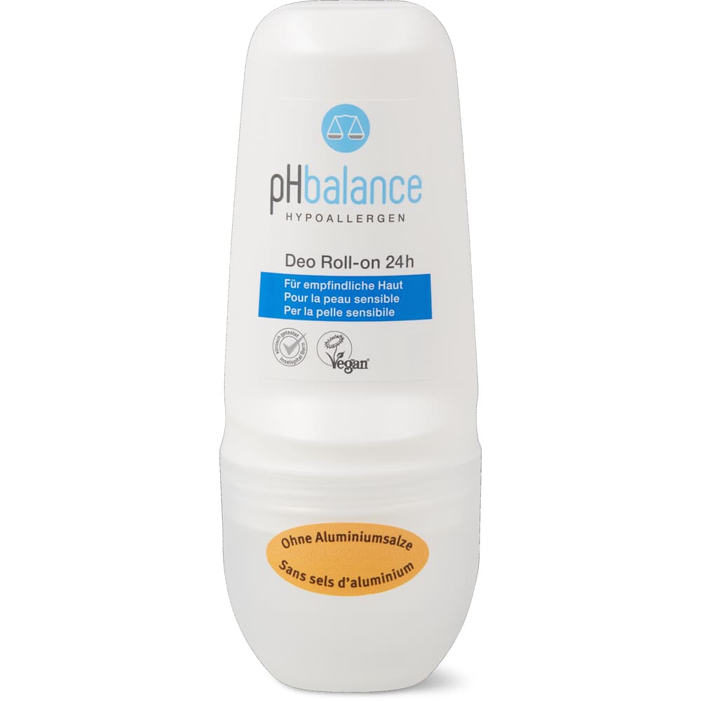 PH Balance Deo Roll-on 24h, Ohne Aluminiumsalze, vegan