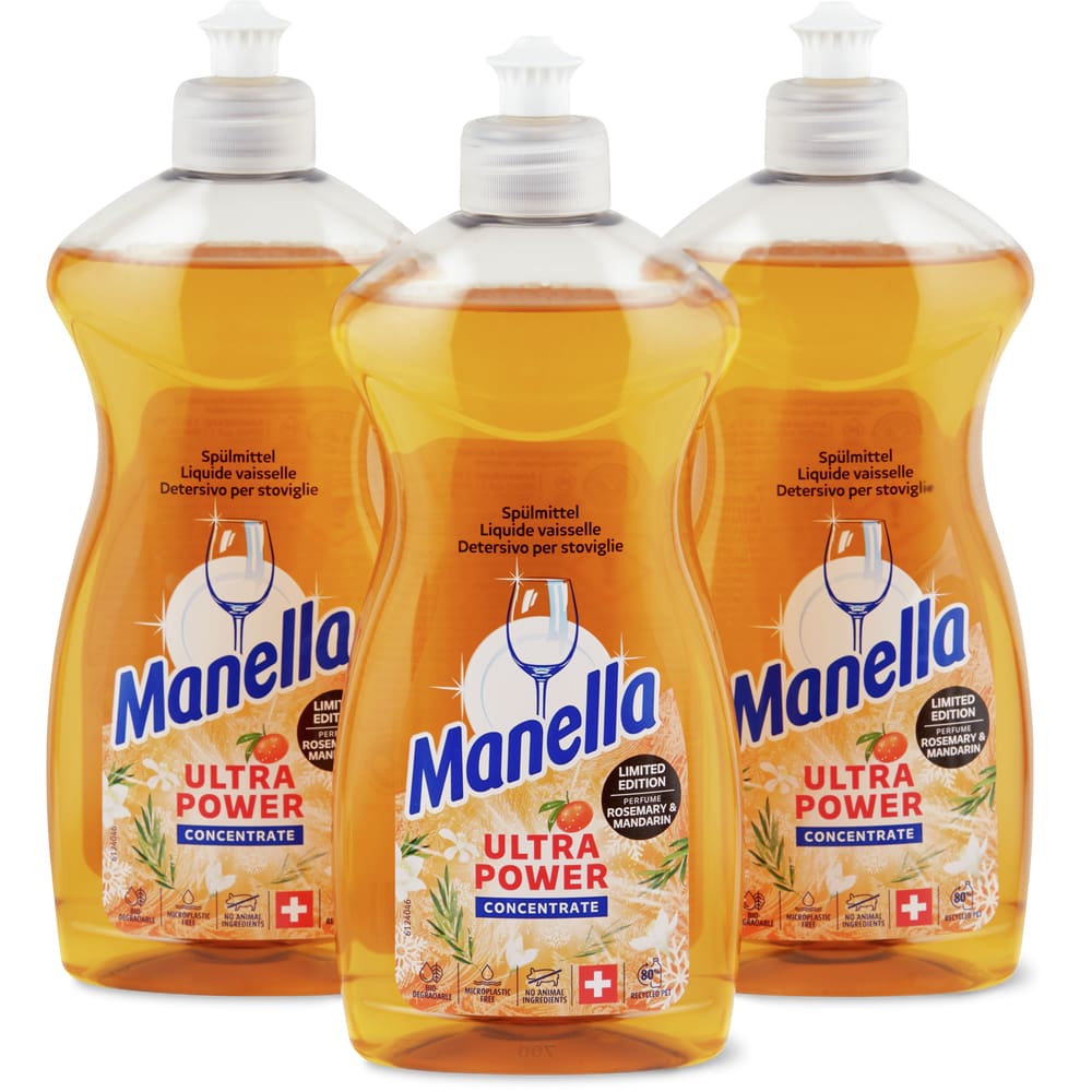 Manella Abwaschmittel Rosemary & Mandarin