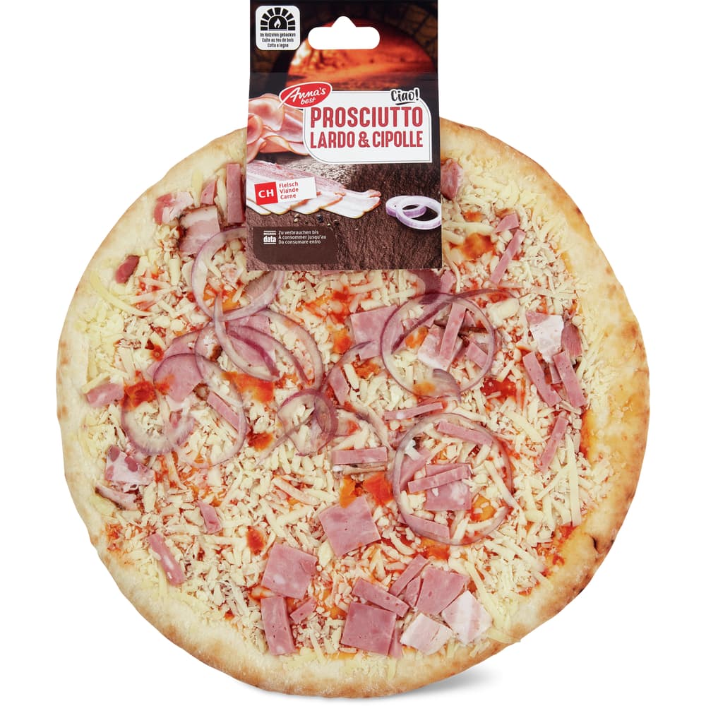 Anna's Best Pizza Prosciutto, Lardo e Cipolle