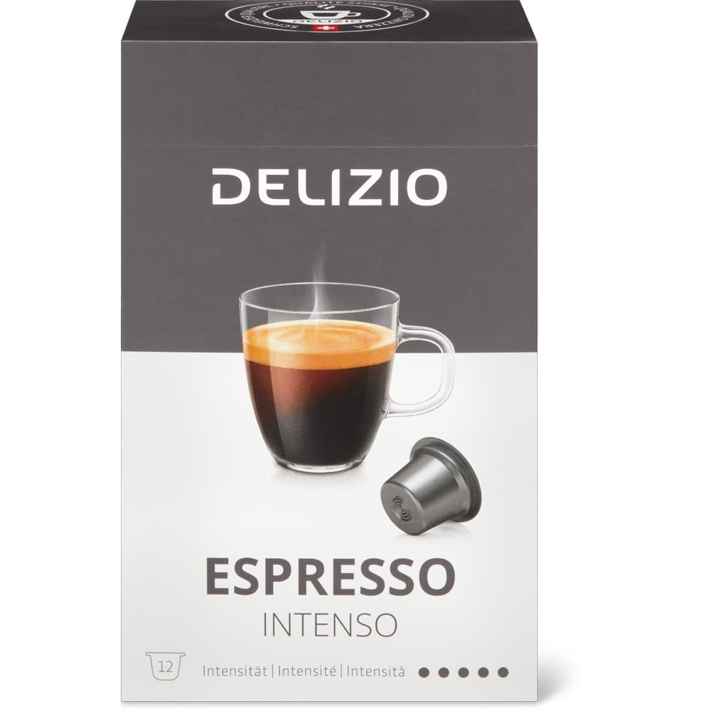 Delizio Espresso Intenso Kaffee-Kapseln Kraftvoll & intensiv, System Delizio