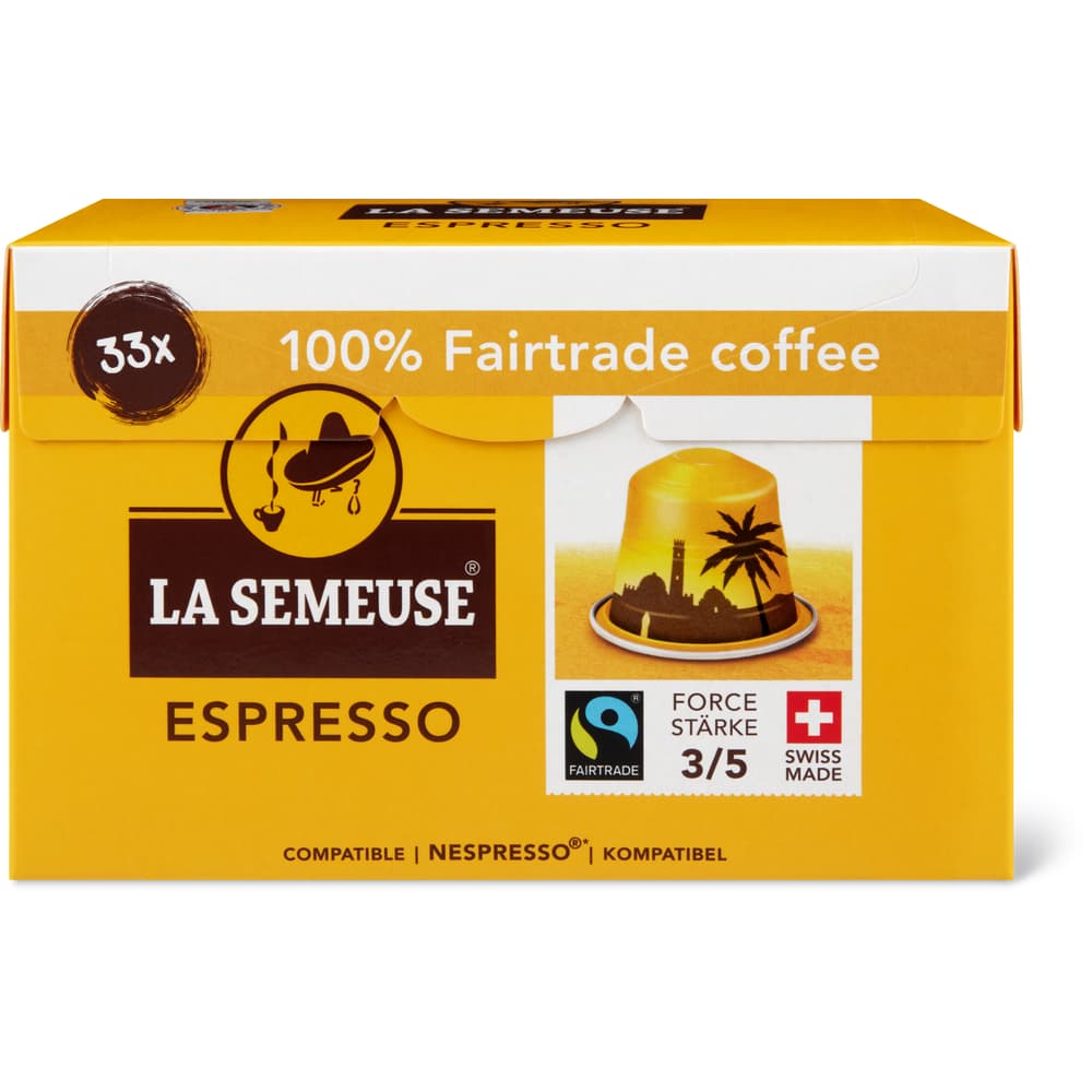 La Semeuse Fairtrade Kaffee-Kapseln aus Aluminium Espresso