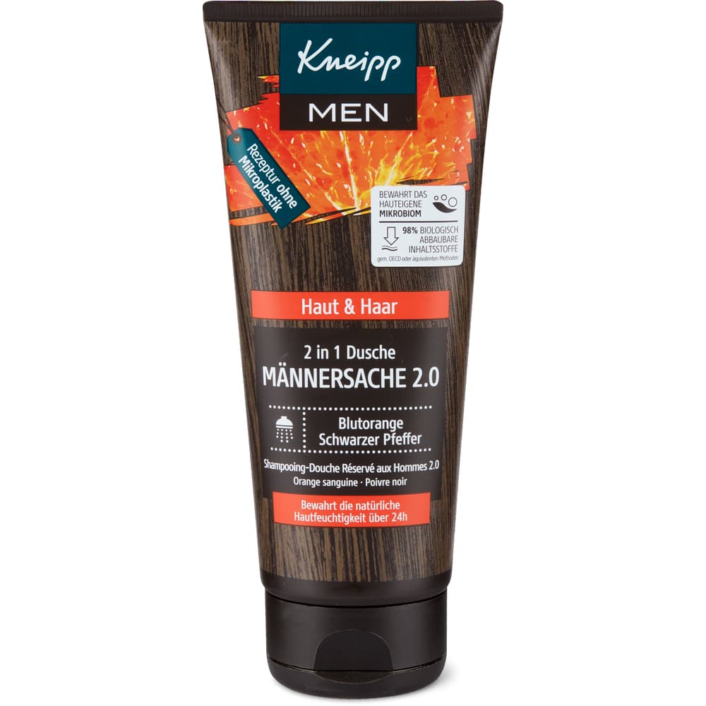 Kneipp Men Männersache 2in1 Dusche Blutorange & Schwarzer Pfeffer