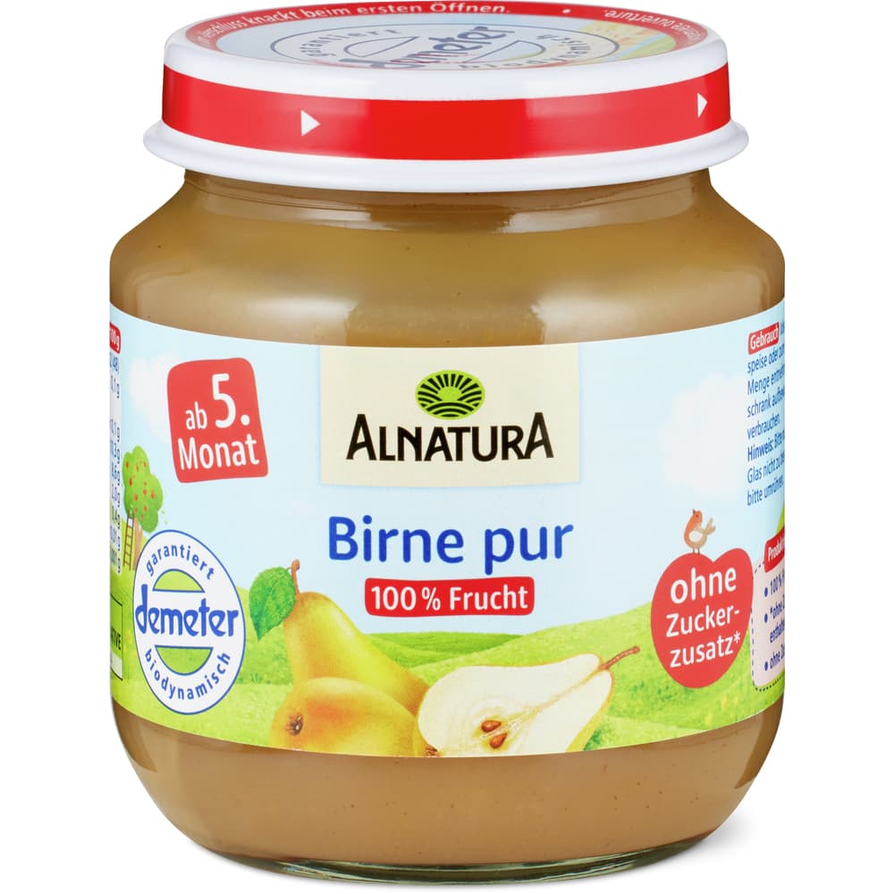 Alnatura Demeter Babygläschen mit Kürbis Ab 4 Monaten