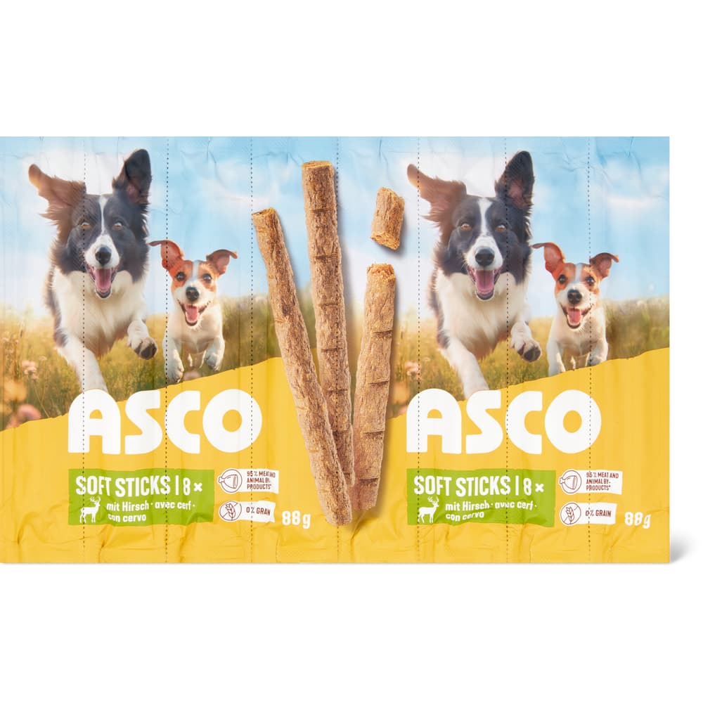 Asco Soft Sticks mit Hirsch