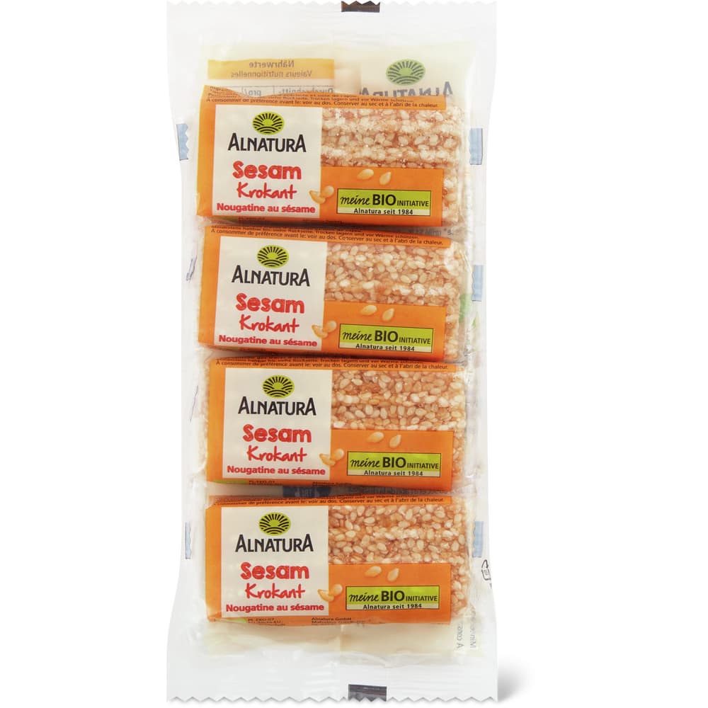 Alnatura Sesam-Krokant Riegel