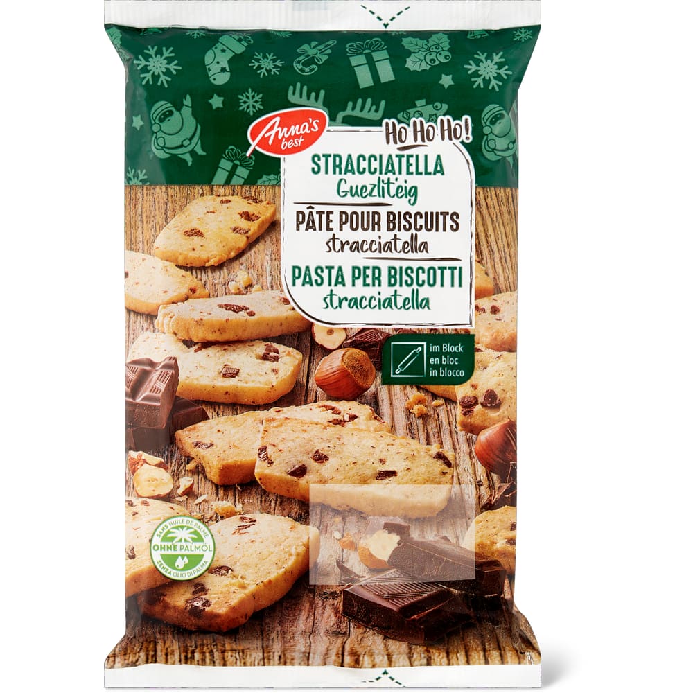 Anna's Best Stracciatella-Guetzliteig im Block