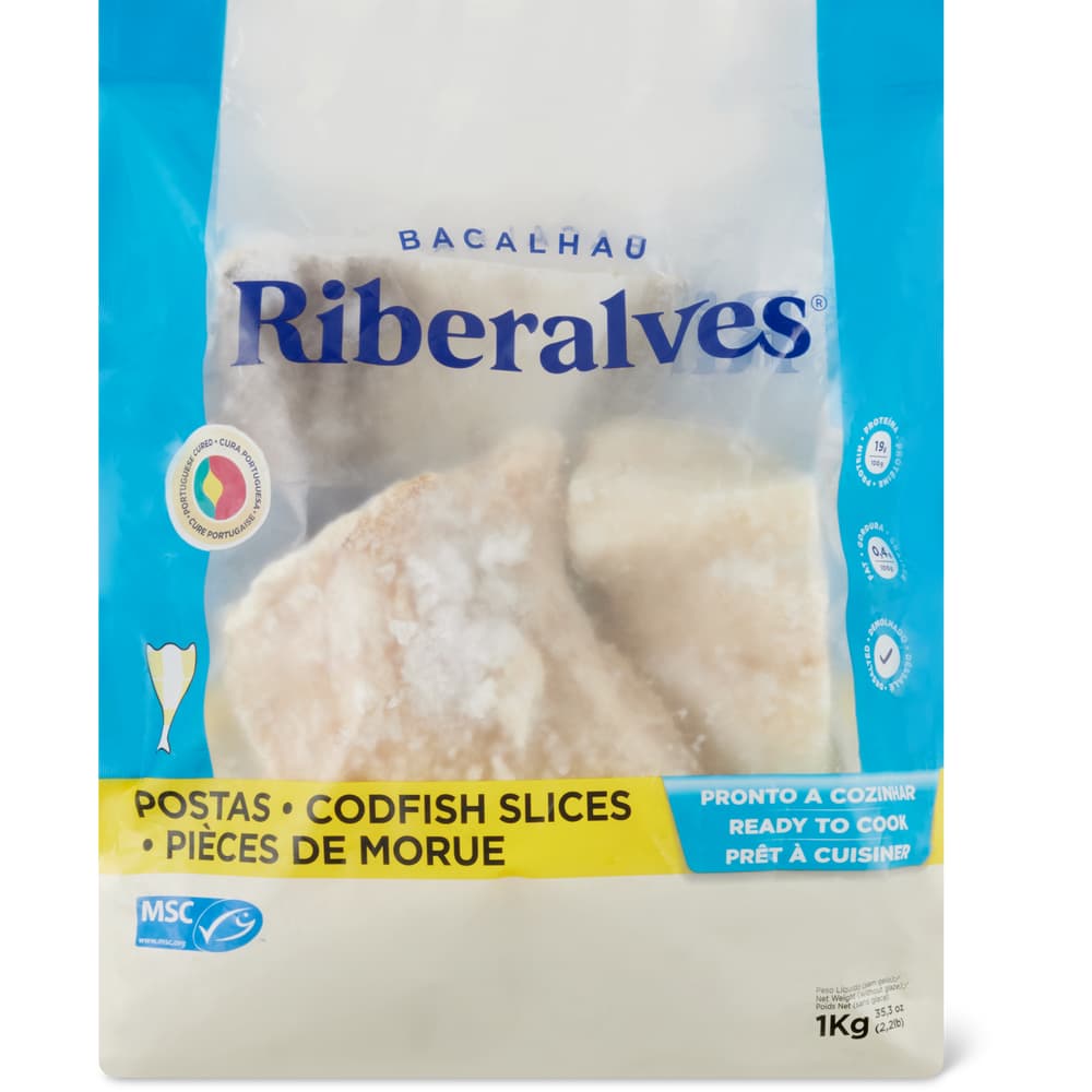 Riberalves MSC Kabeljau entsalzt