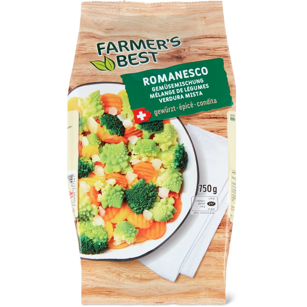 Farmer's Best Romanesco Gemüsemischung Gewürzt