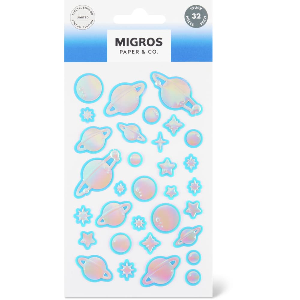 Migros Paper & Co. Sticker Rainbow Foil