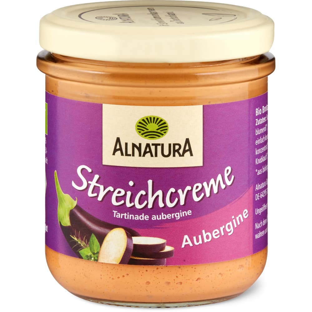 Alnatura Streichcreme Aubergine
