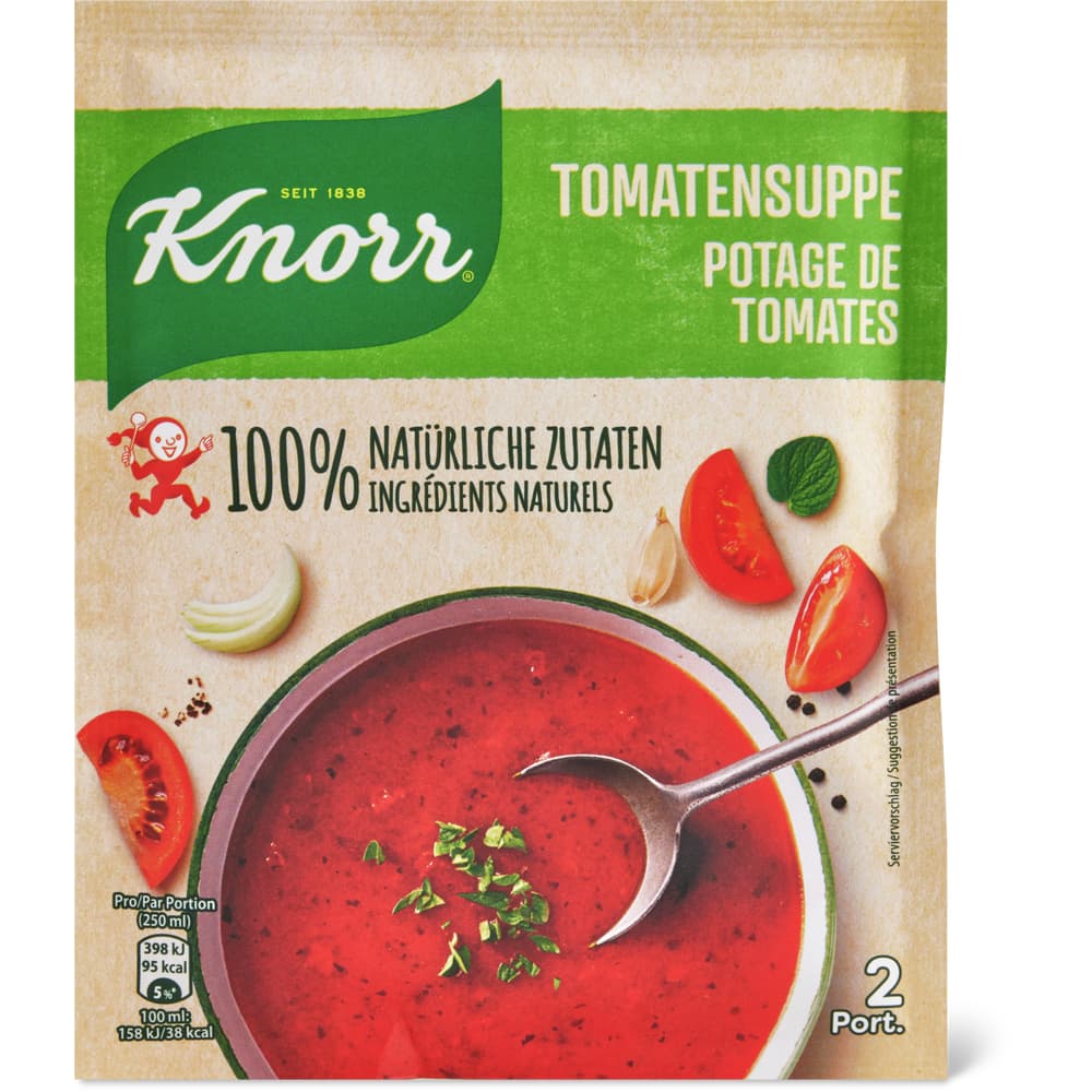Knorr Tomatensuppe 100% natürliche Zutaten
