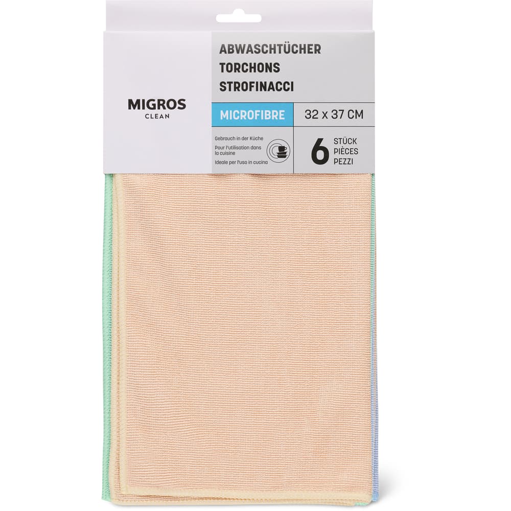 Migros Clean Mikrofaser Abwaschtücher