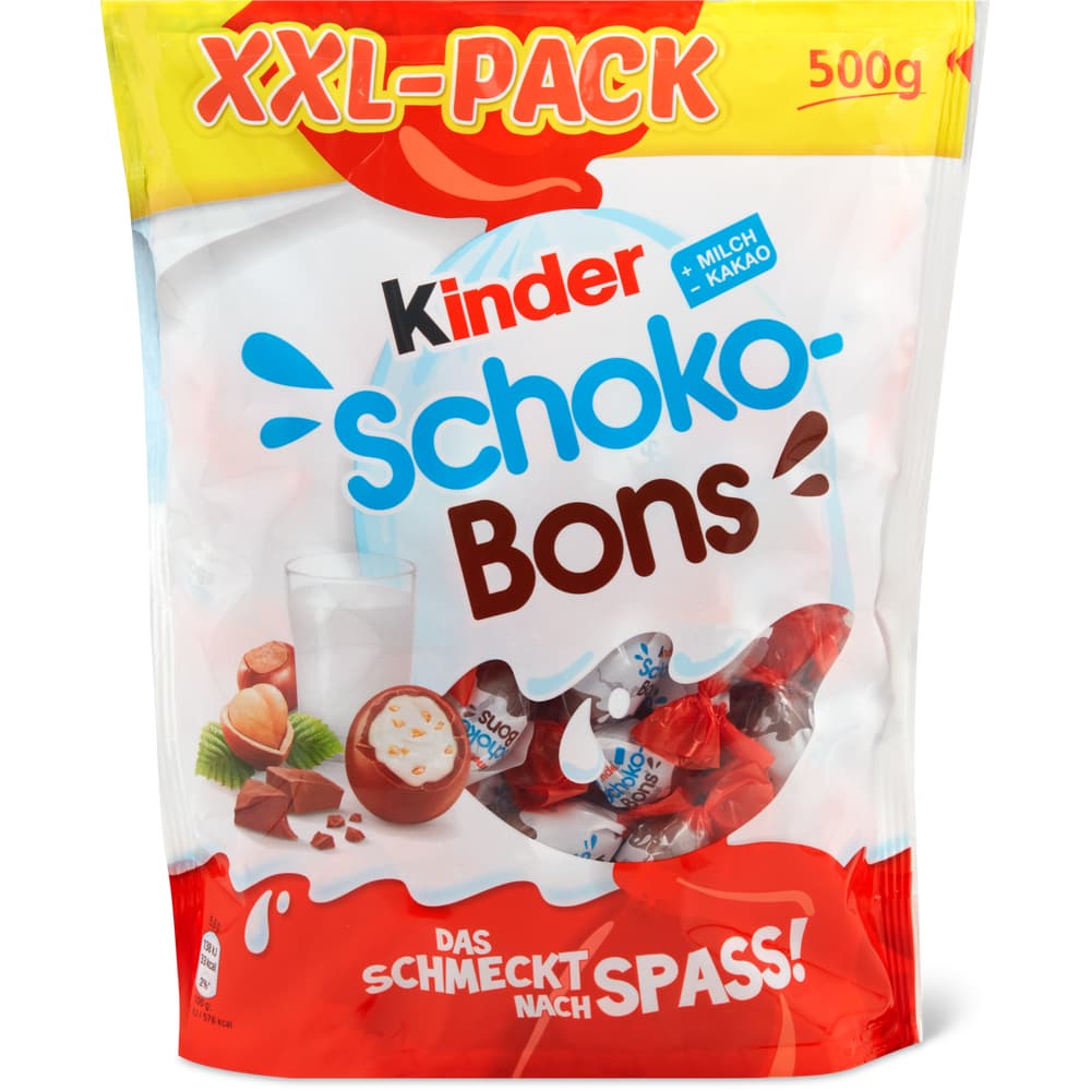 Kinder Schoko-Bons Vollmilchschokoladebonbons gefüllt Family Pack