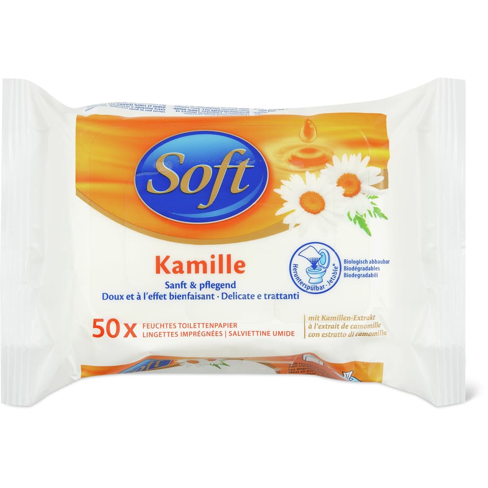 Soft Kamille Feuchtes Toilettenpapier Kamille
